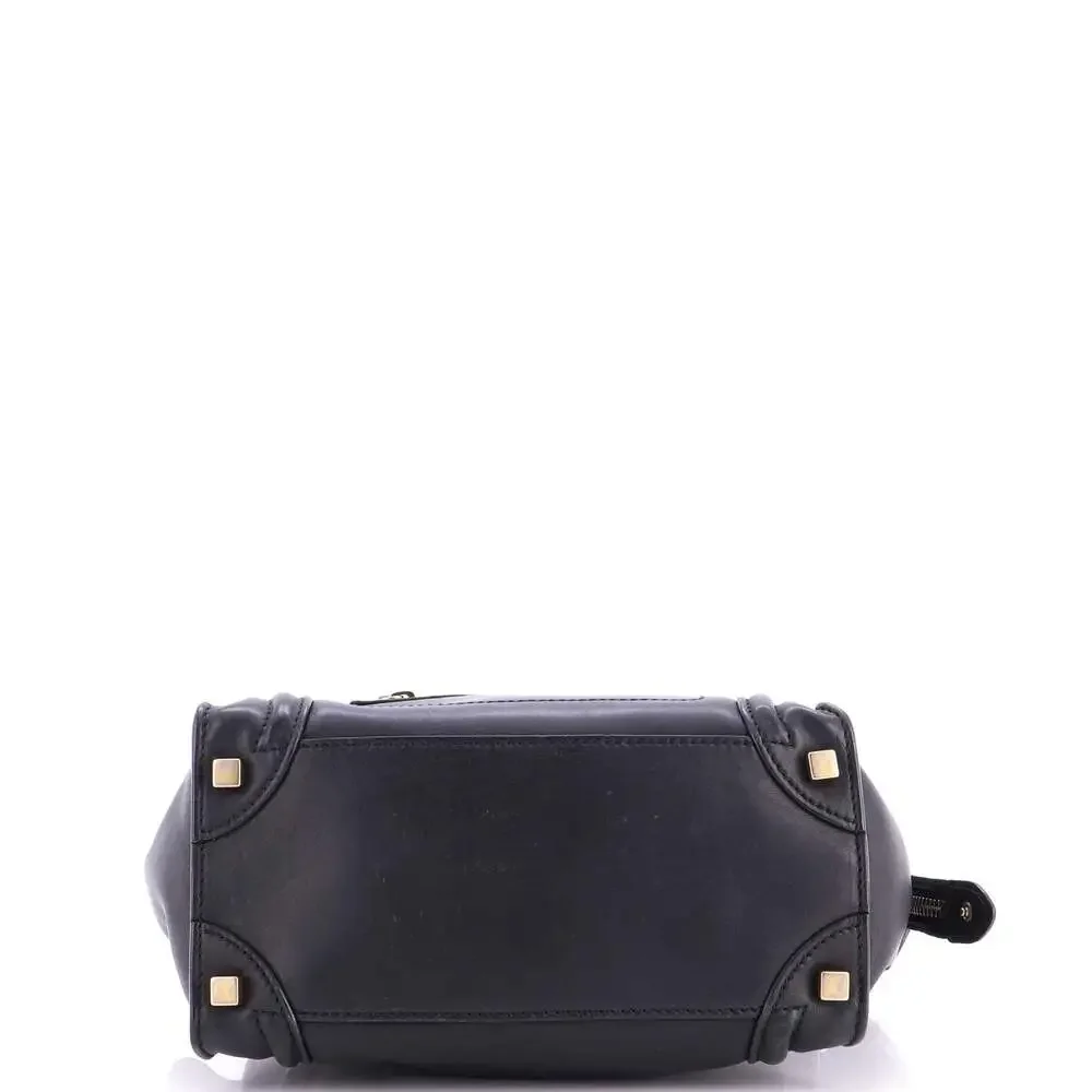 Celine Luggage Bag Smooth Leather Micro #247500C12B - Picture 4 of 7